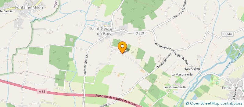 localisation de l'entreprise CNTCR  LES BOIS D'ANJOU