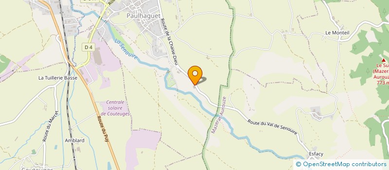 localisation de l'entreprise CNTPA  PAULHAGUET