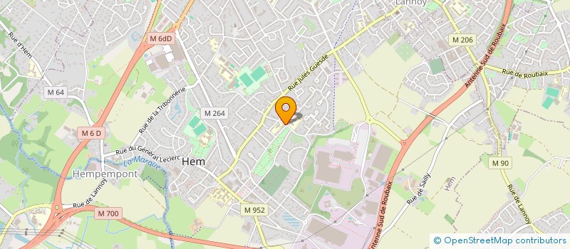 localisation de l'entreprise CNUT HOLDING  HEM