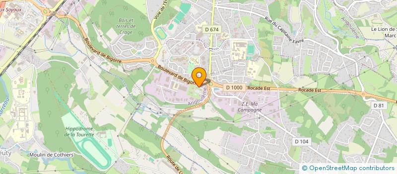 localisation de l'entreprise CNV à ANGOULEME