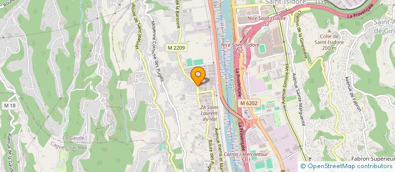 localisation de l'entreprise CNV SAILMAKER  SAINT-LAURENT-DU-VAR