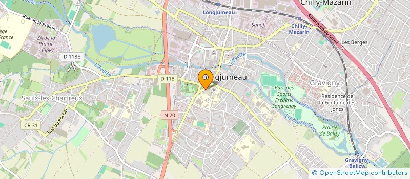 localisation de l'entreprise CNVL à LONGJUMEAU