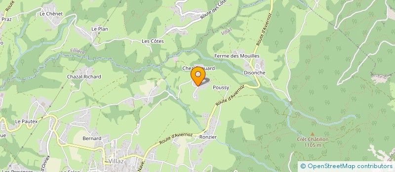 localisation de l'entreprise CNVP  VILLAZ