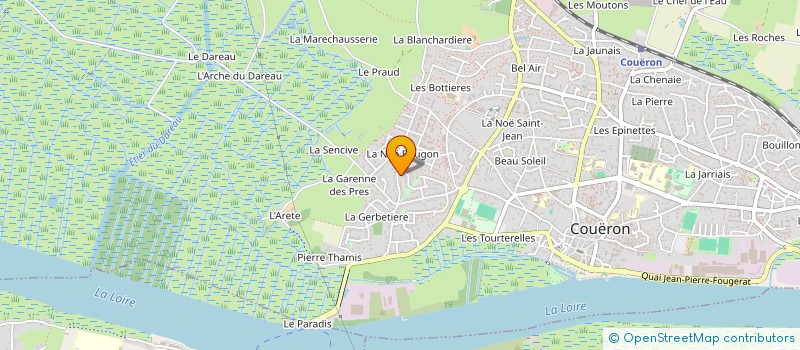 localisation de l'entreprise CNW IMMOBILIER à COUERON