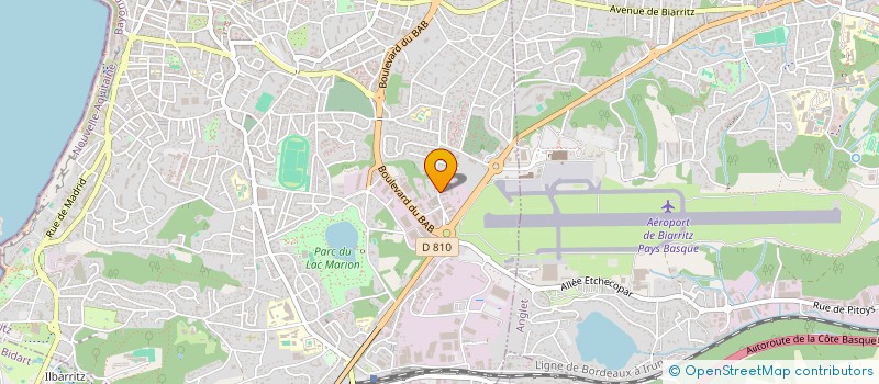 localisation de l'entreprise CO.2 à BIARRITZ