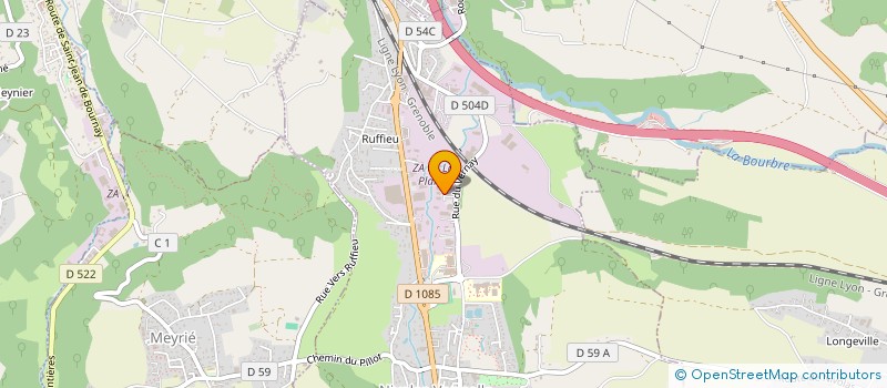 localisation de l'entreprise CO.2S  NIVOLAS-VERMELLE