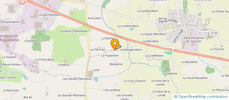 localisation de l'entreprise CO  CHATEAUBOURG