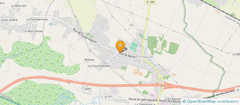 localisation de l'entreprise CO à PRINQUIAU