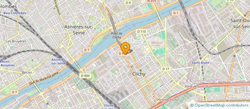 localisation de l'entreprise CO-AEDIFICATIO  CLICHY