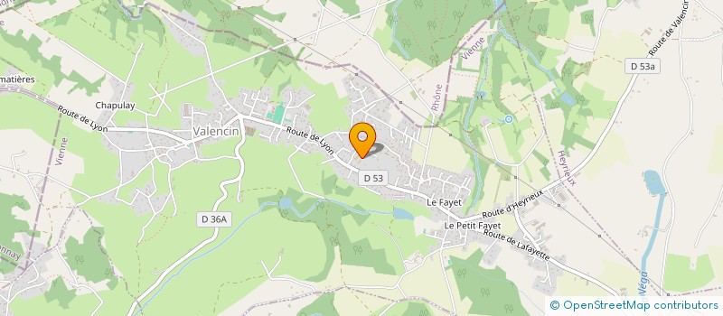 localisation de l'entreprise CO-AND-GO à VALENCIN