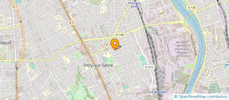 localisation de l'entreprise CO ART à VITRY-SUR-SEINE