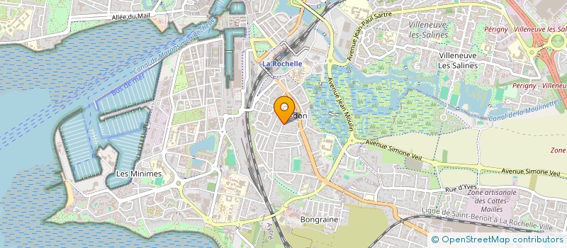 localisation de l'entreprise CO - AT GALERIE  LA ROCHELLE