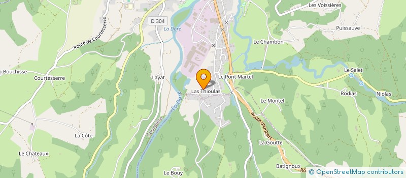 localisation de l'entreprise CO'AVENIR  CULHAT