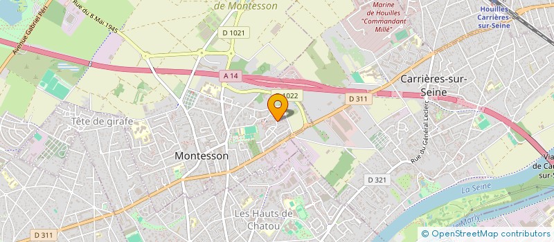 localisation de l'entreprise CO-AXE-CO à MONTESSON