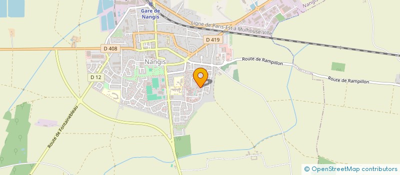 localisation de l'entreprise CO BAT  LA COURNEUVE