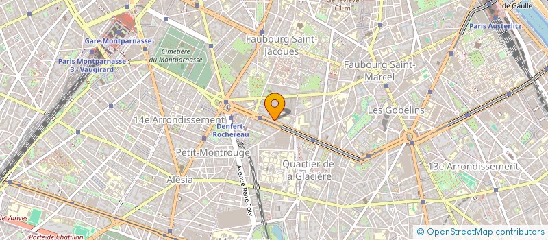 localisation de l'entreprise CO BE ARCHITECTURE ET PAYSAGE  PARIS