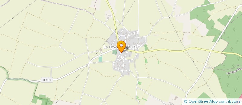 localisation de l'entreprise CO.BIODECO à LA FOYE MONJAULT