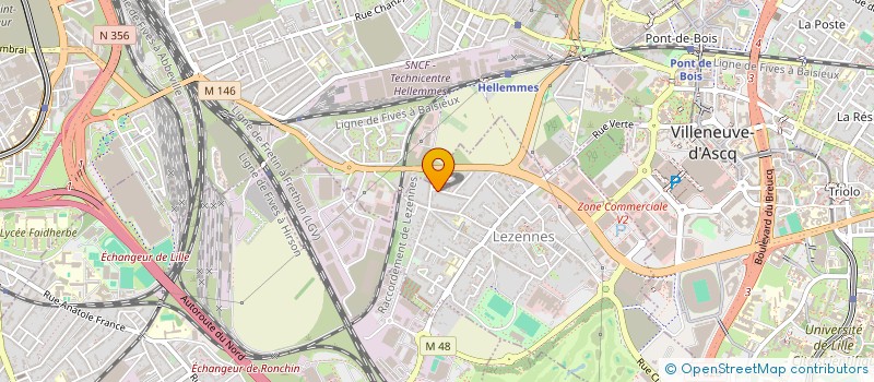 localisation de l'entreprise CO-CHILLING à LEZENNES