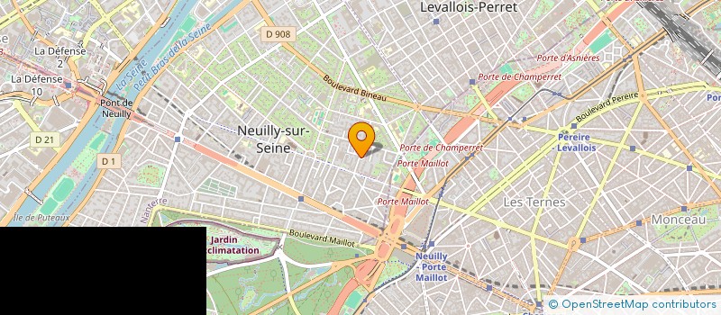 localisation de l'entreprise CO&CO à NEUILLY-SUR-SEINE