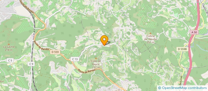 localisation de l'entreprise CO &CO  LA CADIERE-D'AZUR