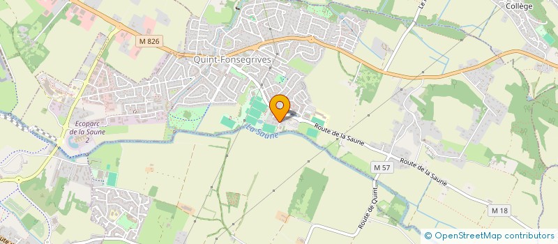 localisation de l'entreprise CO&COM  QUINT-FONSEGRIVES