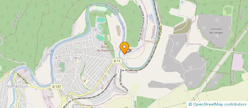 localisation de l'entreprise CO CONSTRUCTION  FLORANGE