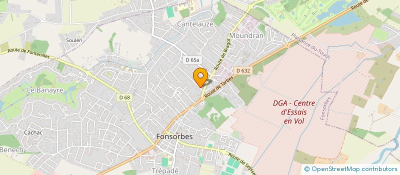 localisation de l'entreprise CO-COONING  FONSORBES