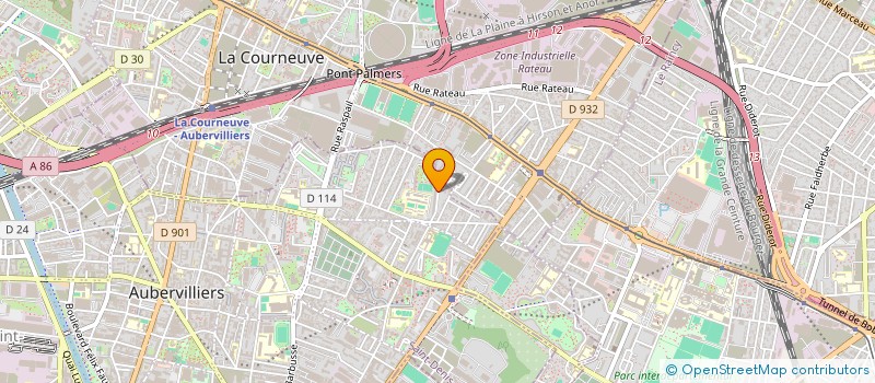 localisation de l'entreprise CO CUISINAGE à AUBERVILLIERS