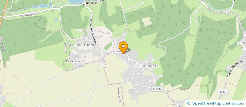 localisation de l'entreprise CO-CYEL SARL  LA HARENGERE