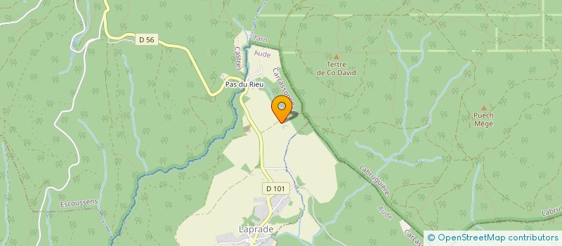 localisation de l'entreprise CO-DE-DAVID  LAPRADE