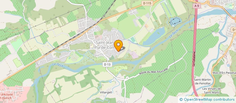 localisation de l'entreprise CO DE RENO  SAINT-JEAN-PLA-DE-CORTS