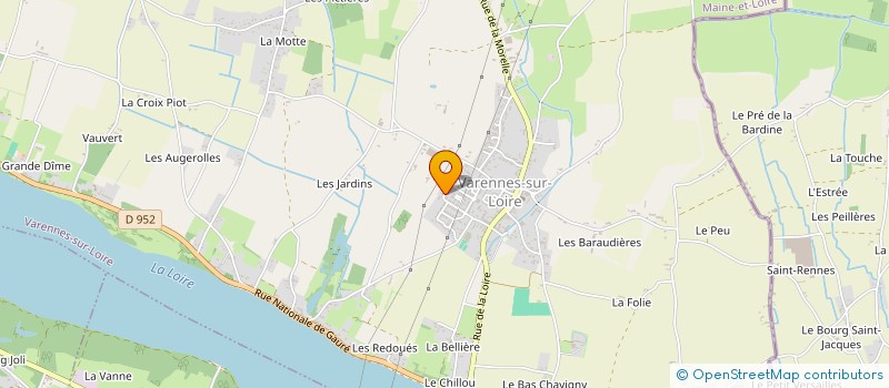 localisation de l'entreprise CO & DECO  VARENNES-SUR-LOIRE