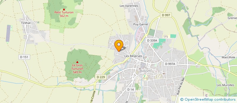 localisation de l'entreprise CO&DRIVE  BILLOM