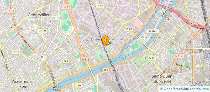 localisation de l'entreprise CO DRIVER  ASNIERES-SUR-SEINE