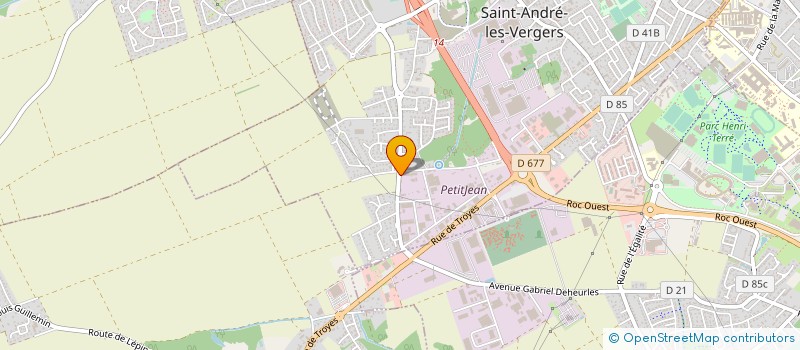 localisation de l'entreprise CO ELEC à SAINT-ANDRE-LES-VERGERS