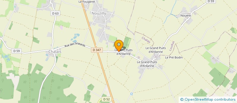 localisation de l'entreprise CO-ENTREPRENEURS  CHALAIS