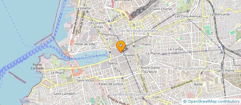 localisation de l'entreprise CO ET SENS  MARSEILLE