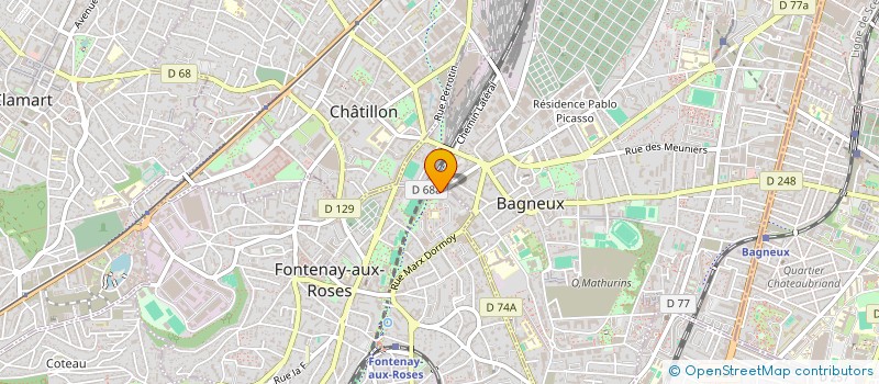 localisation de l'entreprise CO ET TECH REALISATION à FONTENAY-AUX-ROSES