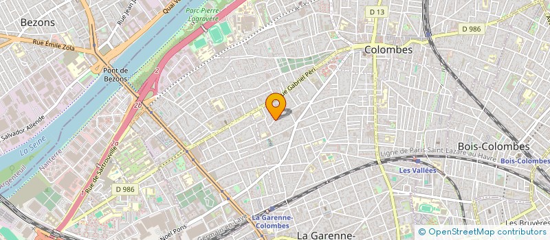 localisation de l'entreprise CO ' EVENT à COLOMBES