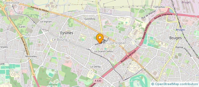 localisation de l'entreprise CO-EX-CIAL  EYSINES