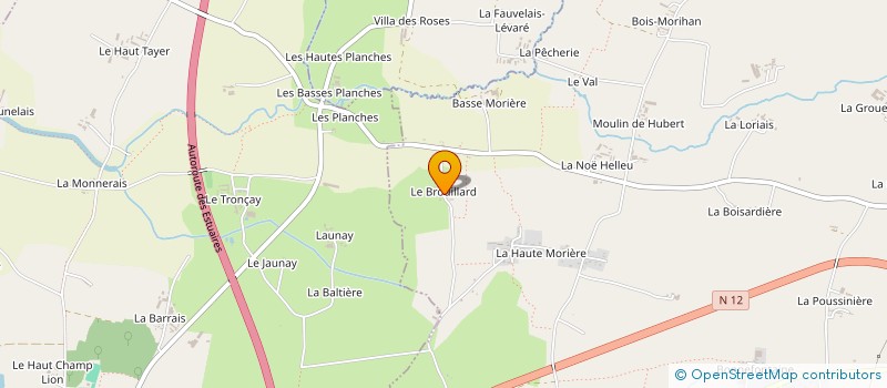 localisation de l'entreprise CO EXP BOUVIER à ROMAGNE