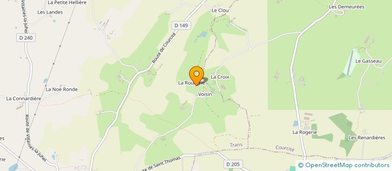 localisation de l'entreprise CO-EXP CHAPERON MARCEL ET MARTHE  TRANS