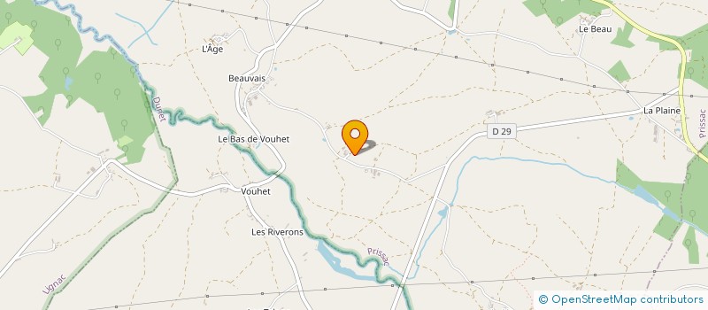 localisation de l'entreprise CO EXP DEVOULON à LIGNAC