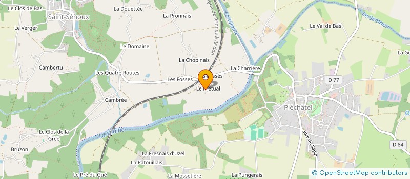 localisation de l'entreprise CO EXP GESNYS à SAINT-SENOUX