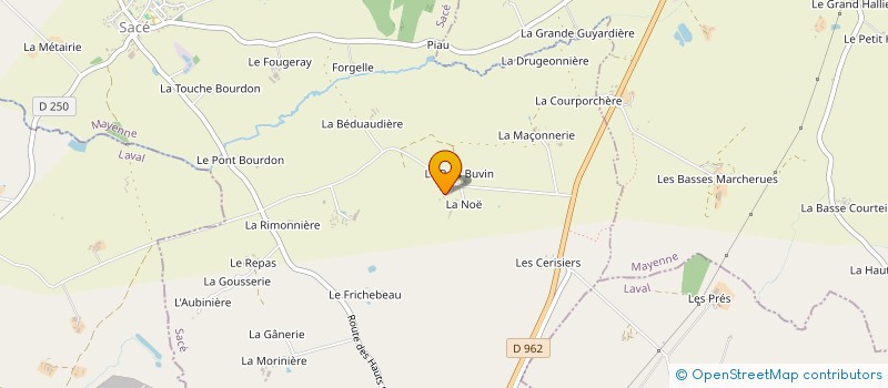 localisation de l'entreprise CO-EXP LOISEAU à SACE