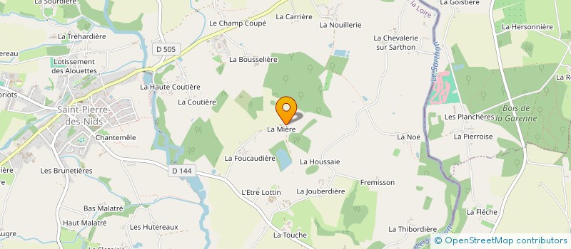 localisation de l'entreprise CO-EXP MITTON  SAINT-PIERRE-DES-NIDS