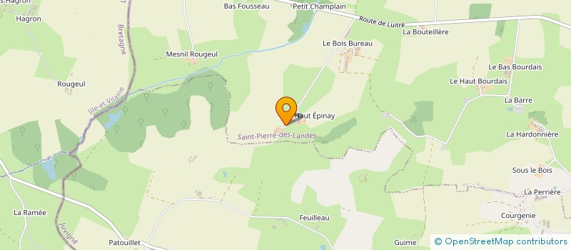 localisation de l'entreprise CO-EXP RENAULT CLAUDE COLETTE  SAINT-PIERRE-DES-LANDES