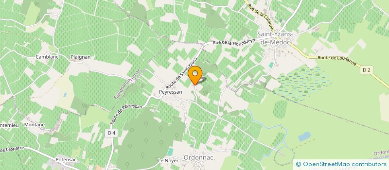 localisation de l'entreprise CO-EXPL BRUN JEAN  ORDONNAC