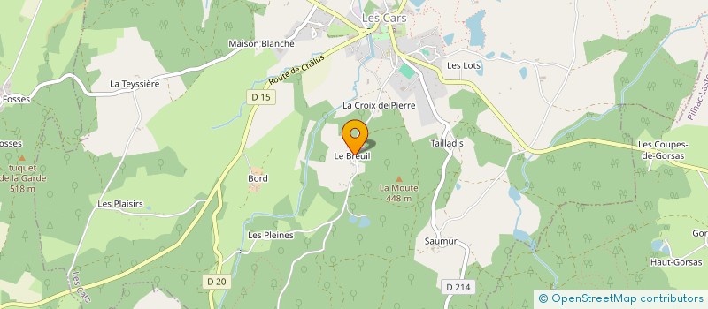 localisation de l'entreprise CO EXPLOIT BARRET AN E à LES CARS