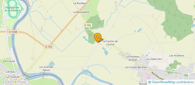 localisation de l'entreprise CO EXPLOIT D HARAMBURE GUILLAUME VALERIE à YZEURES-SUR-CREUSE